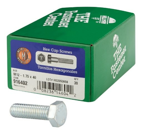 Hillman 916402 M12-1.75 x 40 Metric Hex Head Cap Screw