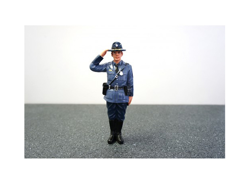 State Trooper Brian Figure For 1:24 Diecast Model Cars by American