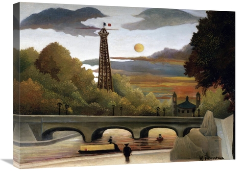 Global Gallery GCS-279894-30-142 30 in. The Eiffel Tower Art Print - H