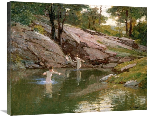 Global Gallery GCS-268397-36-142 36 in. The Swimming Hole Art Print - 