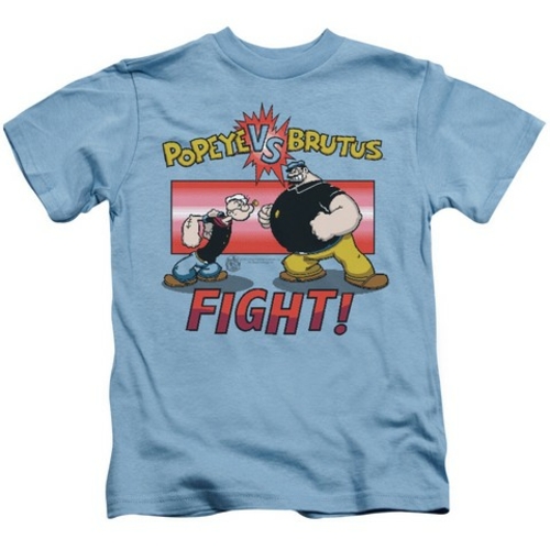 Popeye-Flight Short Sleeve Juvenile 18-1 Tee, Carolina Blue - Larg