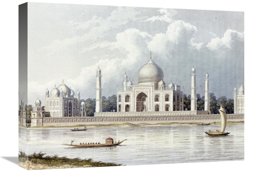 Global Gallery GCS-266333-22-142 22 in. The Taj Mahal Art Print - Char