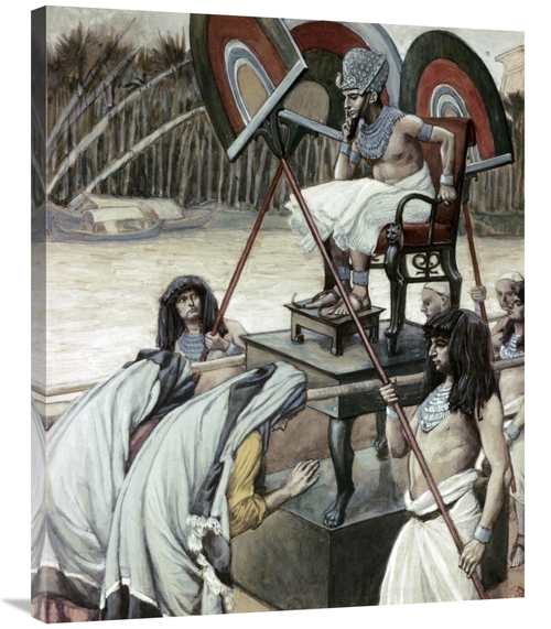 Global Gallery GCS-280460-36-142 36 in. Pharaoh & The Midwives Art Pri