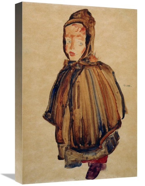 Global Gallery GCS-267248-22-142 22 in. Woman with Bonnet Art Print - 