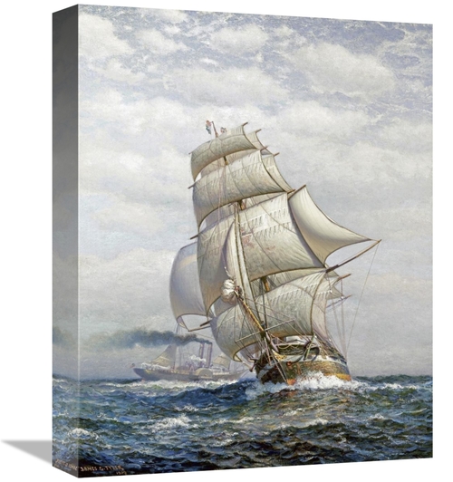 Global Gallery GCS-283000-16-142 16 in. Full Sail Art Print - James Ga