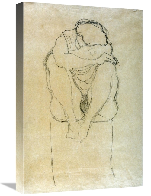 Global Gallery GCS-266677-22-142 22 in. Seated Woman Art Print - Gusta