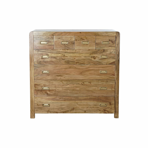 Chest of drawers DKD Home Decor Natural Acacia Colonial 110 x 45 x 108