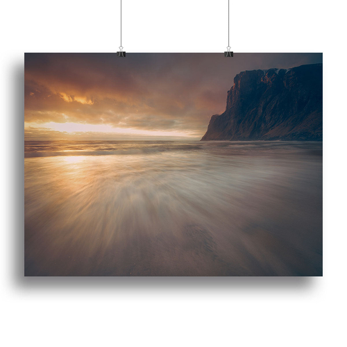 Kvalvika Canvas Print or Poster