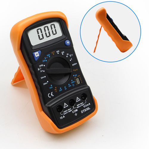 Urijk Portable Digital Multimeter Backlight AC/DC