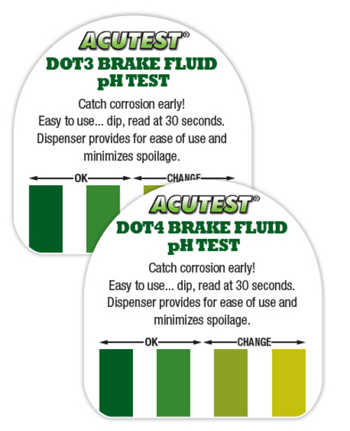 Acustrip 61000 Brake Fluid pH Test
