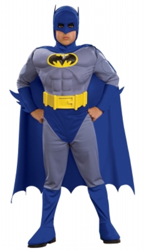 Rubies Costumes 185306 Batman Brave & Bold Deluxe M-C Batman Toddl