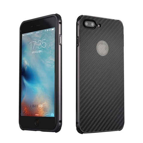 Aluminum Bumper iPhone Carbon Fiber Case