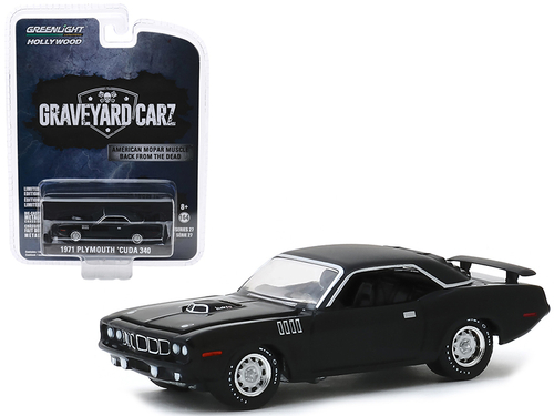 1971 Plymouth Barracuda 340 Black \Graveyard Carz\" (2012) TV Series