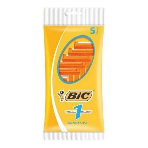 Manual shaving razor Bic Sensitive 1 (5 uds)