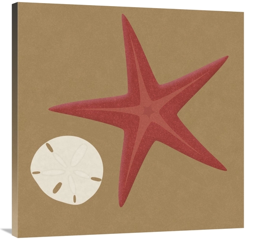 Global Gallery GCS-454909-3636-142 36 x 36 in. Summer Fun - Starfish A
