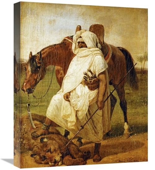 Global Gallery GCS-268633-22-142 22 in. The Lion Hunter Art Print - Ho