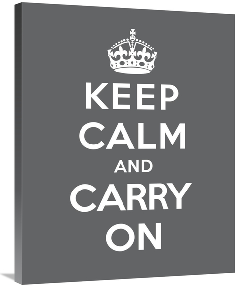 Global Gallery GCS-371965-2835-142 28 x 35 in. Keep Calm & Carry on - 