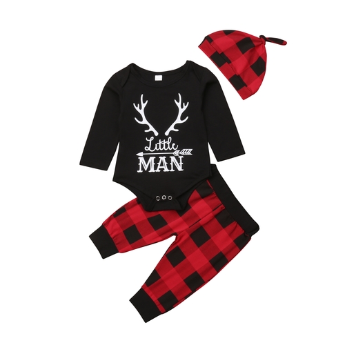 Casual Christmas Baby Boy Autumn Sets Boy