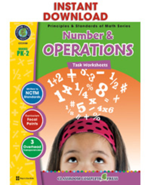 Classroom Complete Press CC3100 Number and Operations Task Sheets Nat 