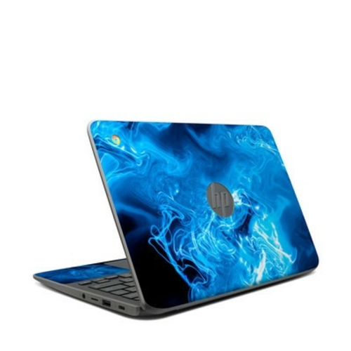 DecalGirl HP11G7-QWAVES-BLU HP Chromebook 11 G7 Skin - Blue Quantum Wa