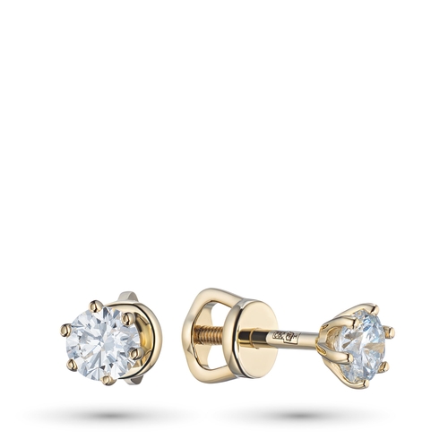 14K Yellow Gold Earring Studs