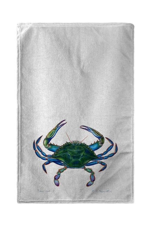 Betsy Drake BT005 Male Blue Crab Beach Towel - 30 x 50 in.