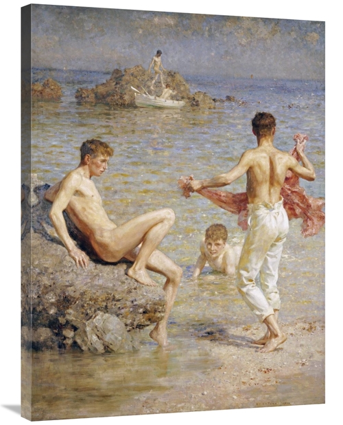 Global Gallery GCS-267430-36-142 36 in. Gleaming Waters Art Print - He