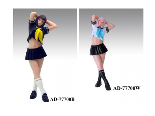 J Model Naomi Figure 2pc Set For 1:18 Diecast Model Cars by American