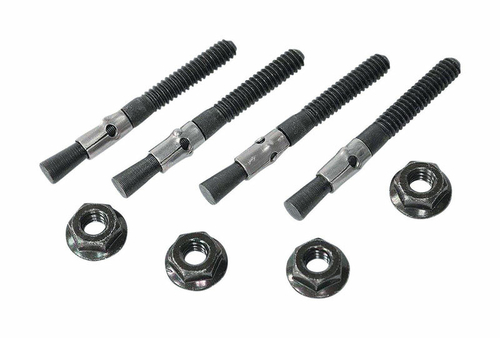 Gaf 5992375 2.5 in. The Village Ironsmith Black Metal Masonry Anchors