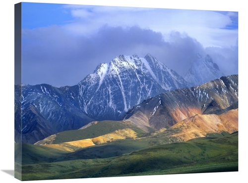 Global Gallery GCS-396462-2228-142 22 x 28 in. Alaska Range & Foothill