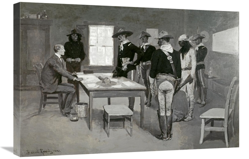 Global Gallery GCS-279601-30-142 30 in. Apache Before the Indian Agenc