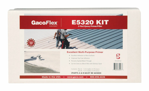 Gaco Western 1765155 Light Pink Epoxy Roof Primer, 2 gal