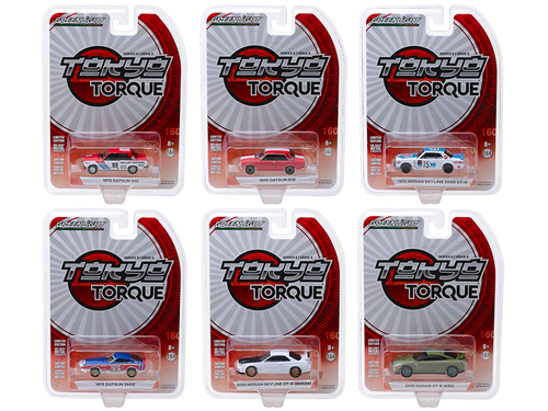 \Tokyo Torque\" Set of 6 Cars Series 5 1/64 Diecast Models by