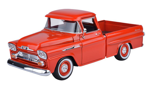 Motormax MOT79311AC-OR 1958 Chevrolet Apache Fleetside Pickup Car Toys