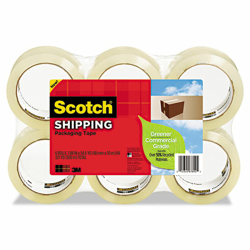 Scotch 3750G6 Greener Commercial Grade Packaging Tape  1.88 in. x 49.2