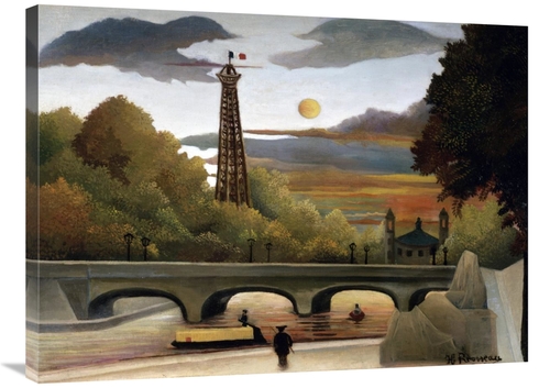 Global Gallery GCS-279894-36-142 36 in. The Eiffel Tower Art Print - H