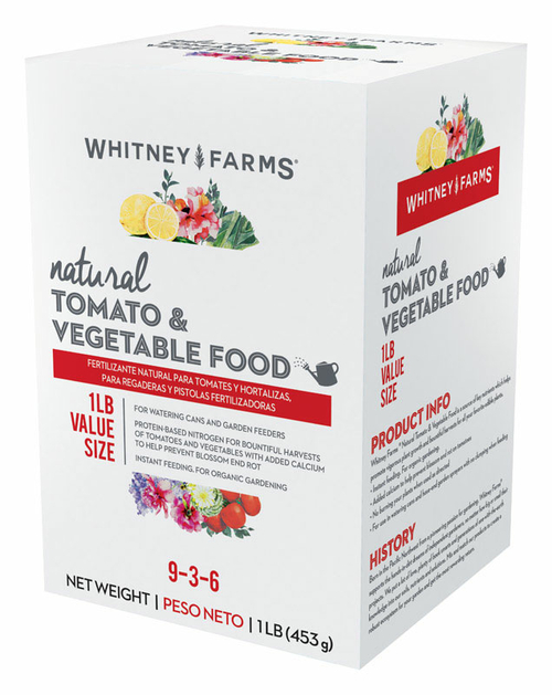 Whitney Farms 7637002 1 lbs Natural Plant Food for Tomato & Vegetables