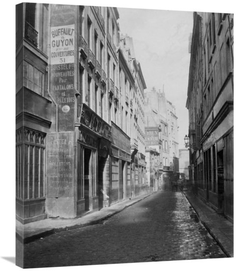 Global Gallery GCS-455103-30-142 30 in. Paris, 1865 - Rue Des Bour