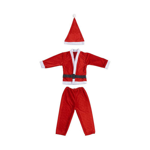 Costume for Children Father Christmas 6-8 Years Red White