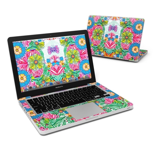 DecalGirl MBP13-JUNGLEFLOWERS Apple MacBook Pro 13 in. Skin - Jungle F