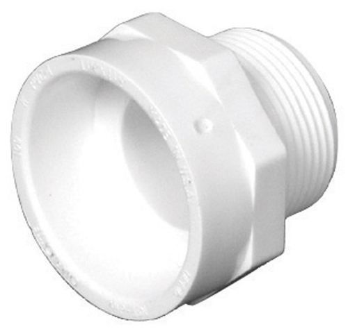 Charlotte Pipe & Foundry PVC001090800HA PVC-DWV Male Adapter  1.5 