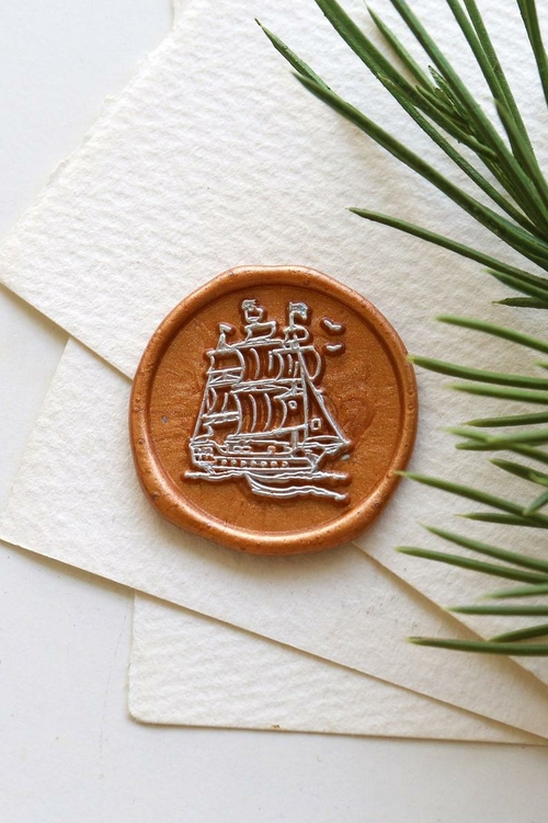 Ship Wax Seal Stamp /pirate ship wax seal Stamp