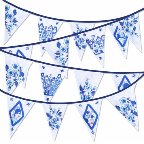 Bunting banner fabric Dutch XL