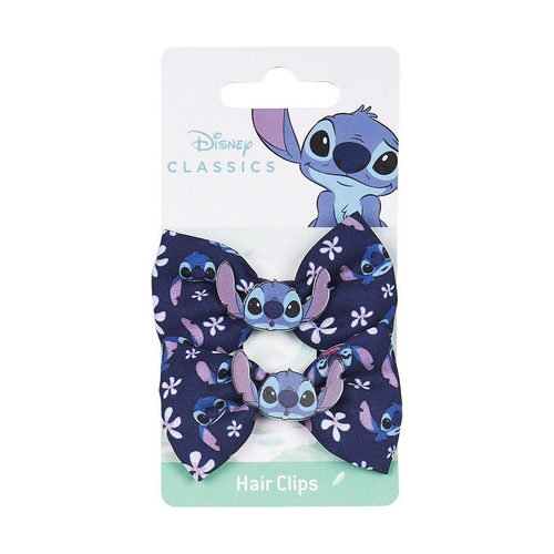 Hair Clips Stitch 2 Units Blue Lasso