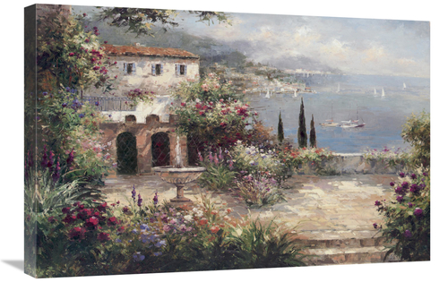 Global Gallery GCS-121430-2030-142 20 x 30 in. Mediterranean VIlla Art