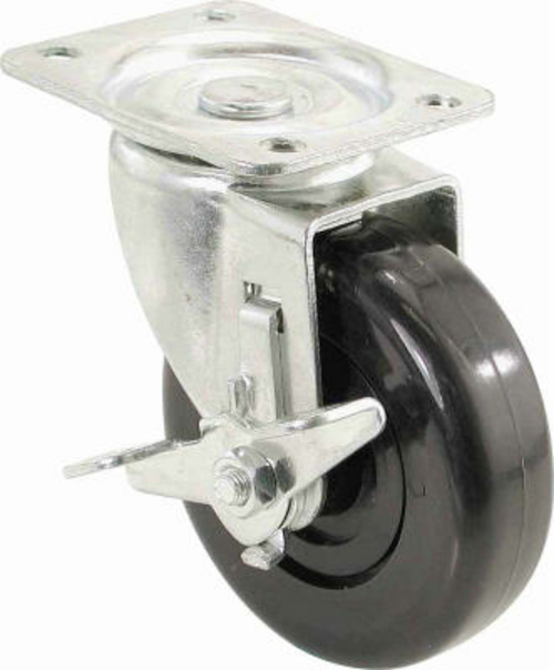 Shepherd Hardware 9858 4 in. Polypropylene Wheel Swivel Plate Caster