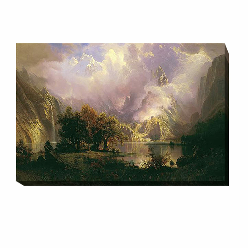 Artistic Home Gallery 1624A478IG Rocky Mountain Landscape by Albert Bi