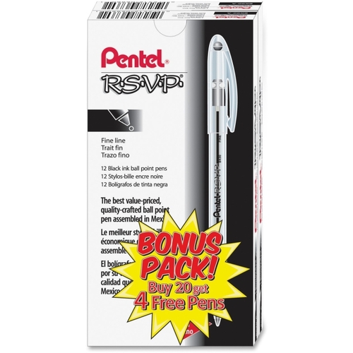 Pentel R.S.V.P. Ballpoint Stick Pens