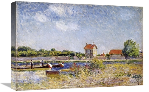 22 in. Saint-Mammes Art Print - Alfred Sisley