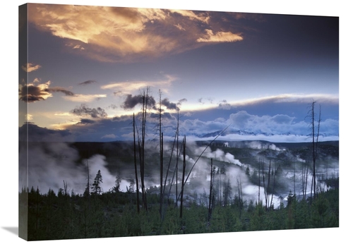 Global Gallery GCS-397064-2432-142 24 x 32 in. Norris Geyser Basin wit